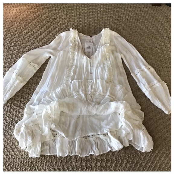Free People Snow Angel Mini Dress.  NWT. - Picture 8 of 8